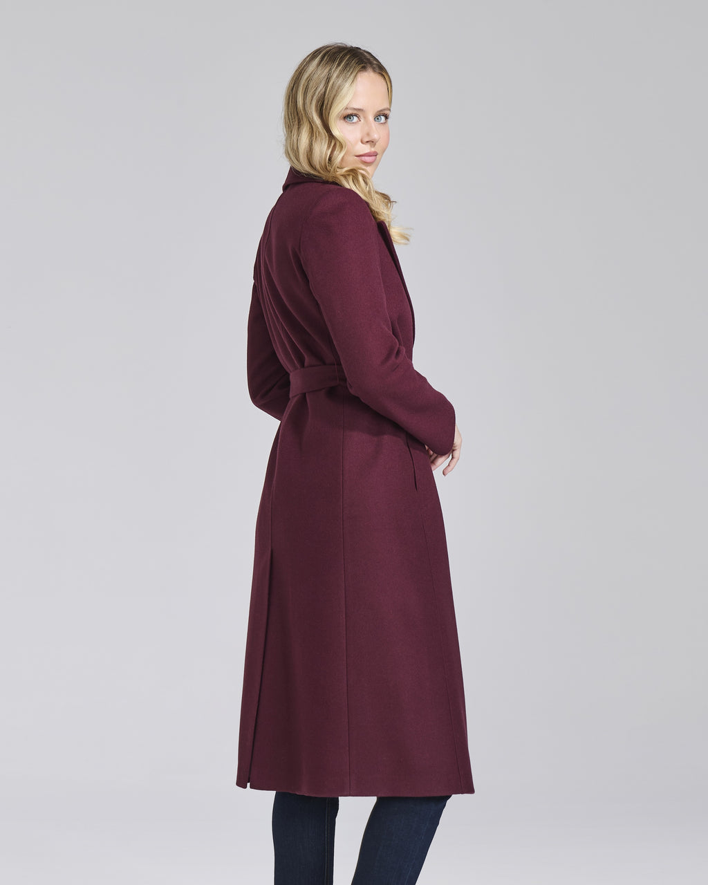 Cappotto monopetto con cintura donna – Chiara Dalba, foto 3