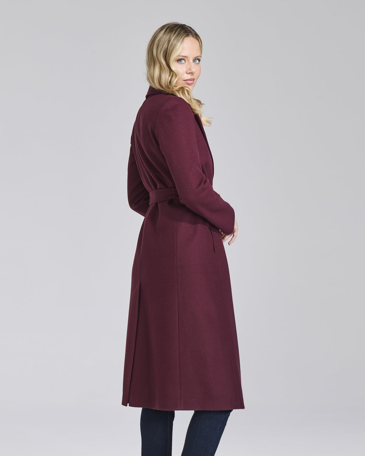 Cappotto monopetto con cintura donna – Chiara Dalba, foto 3