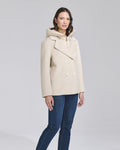Cappotto doppio petto con cappuccio - Chiara Dalba
