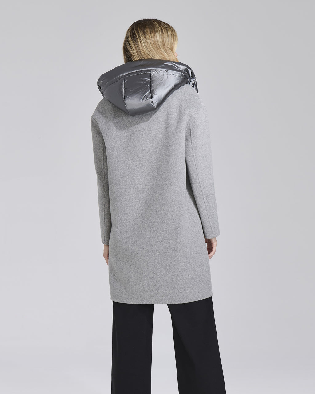 Cappotto lungo con cappuccio donna – Chiara Dalba, foto 3
