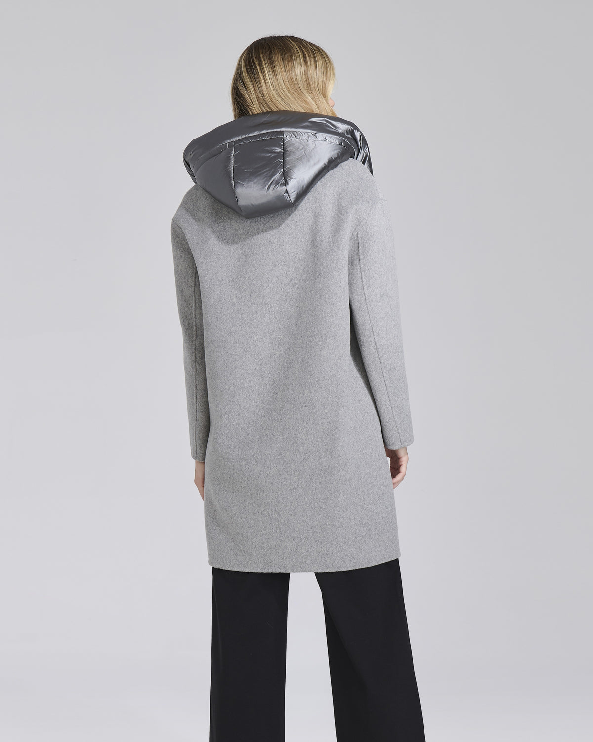 Cappotto lungo con cappuccio donna – Chiara Dalba, foto 3