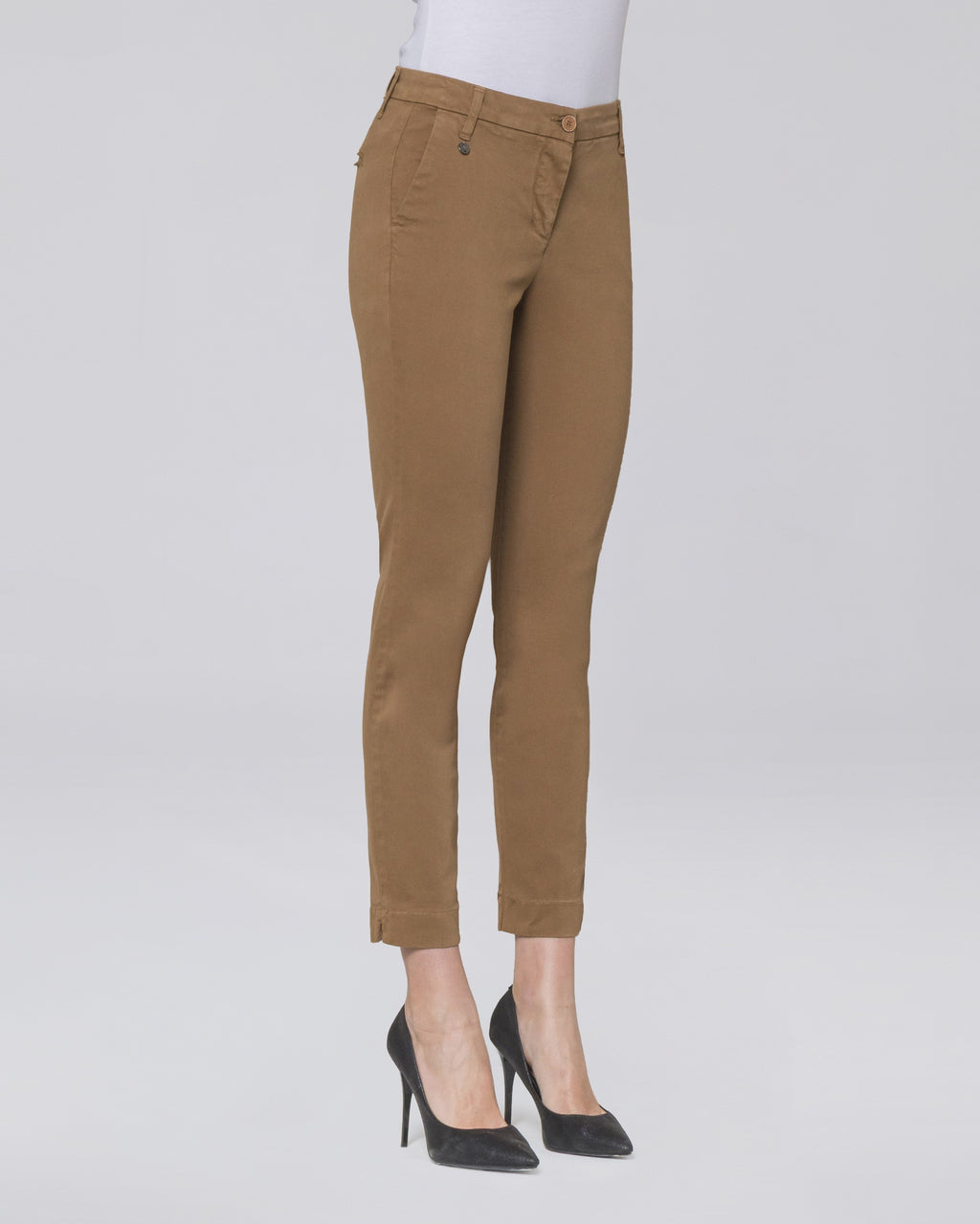 Pantalone Dolce con tasche chino donna, colore Biscotto – Chiara Dalba