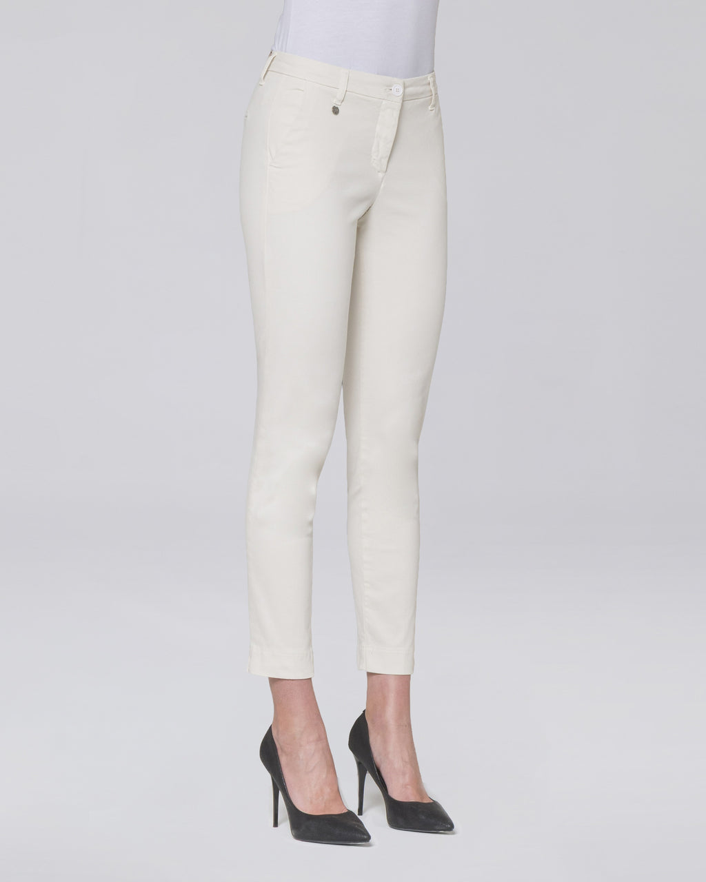 Pantalone Dolce con tasche chino donna, colore Burro – Chiara Dalba