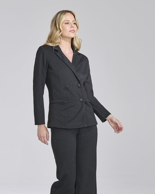 Blazer in maglina doppio petto - Chiara Dalba
