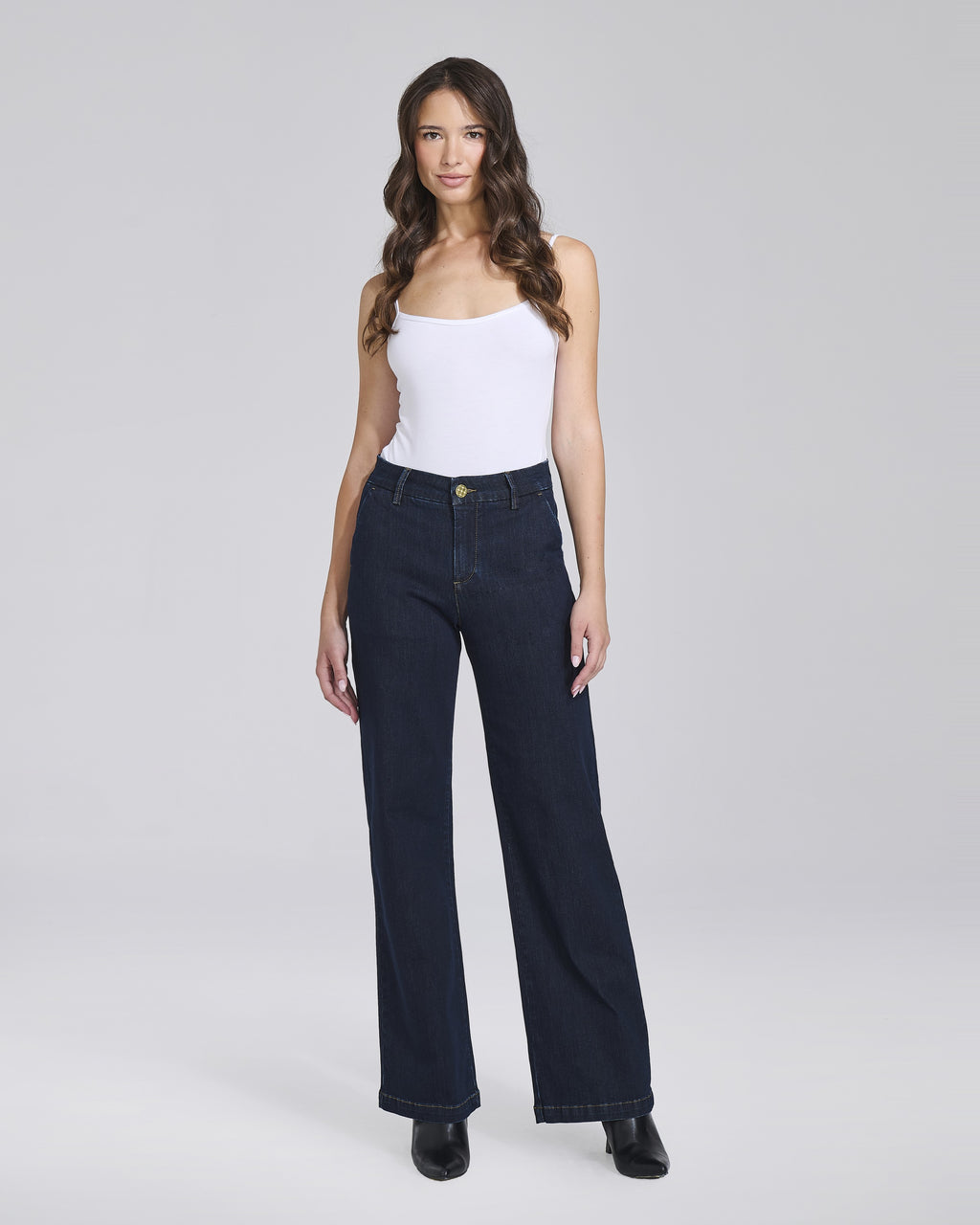 Jeans palazzo con tasche chino donna – Chiara Dalba