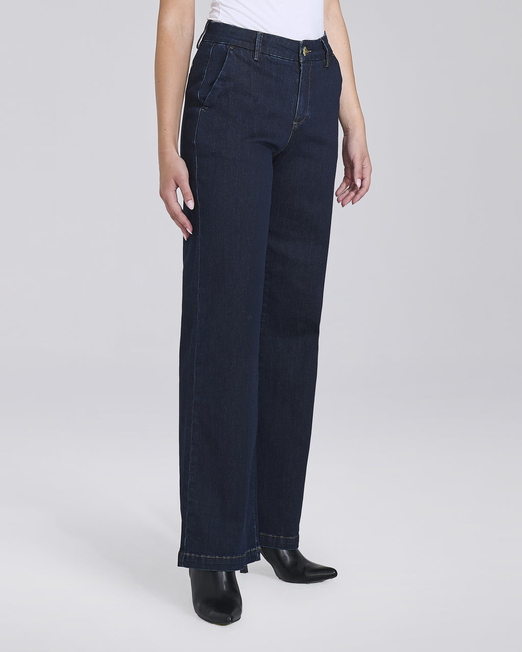 Jeans palazzo con tasche chino donna – Chiara Dalba, foto 4