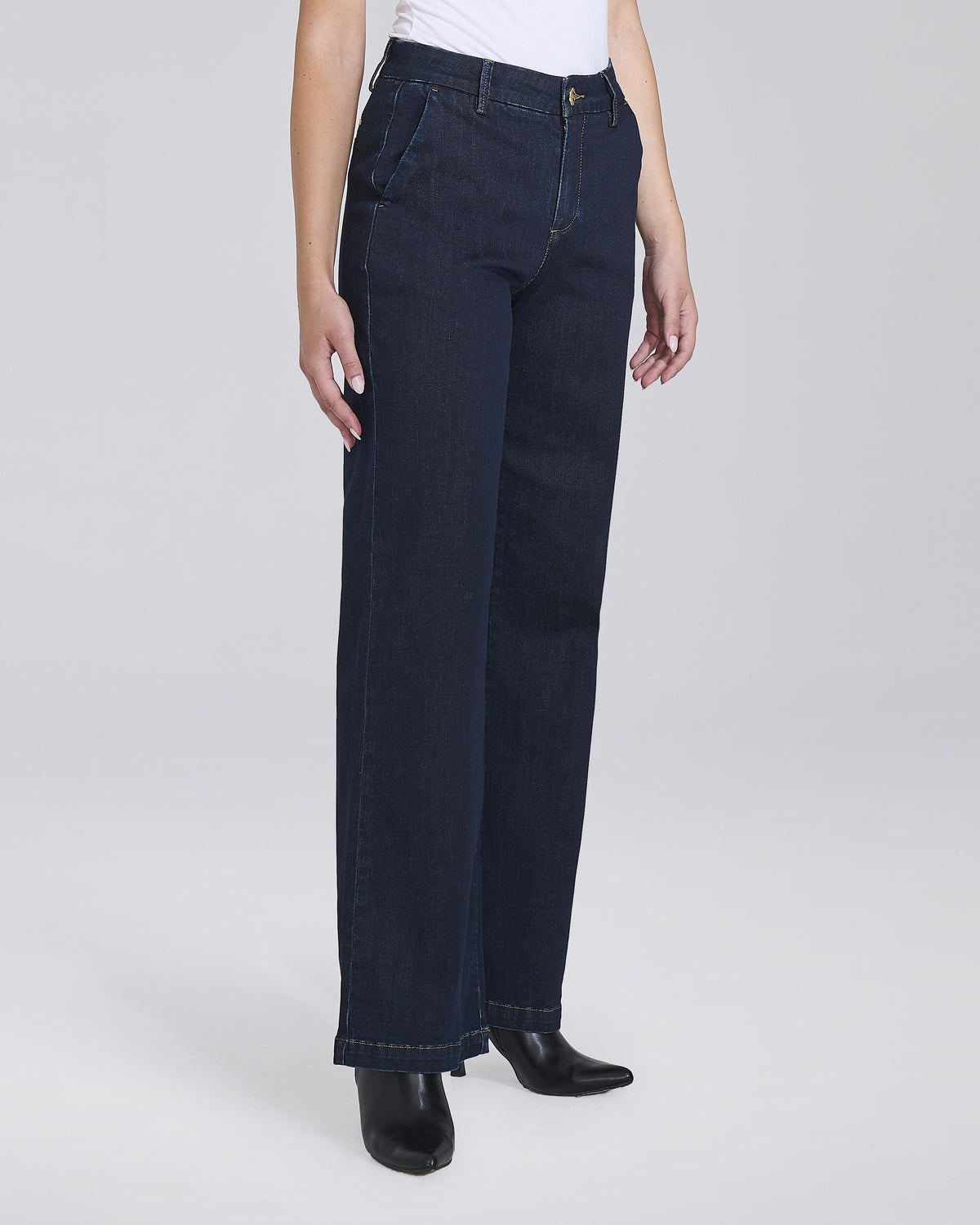 Jeans palazzo con tasche chino donna – Chiara Dalba, foto 4