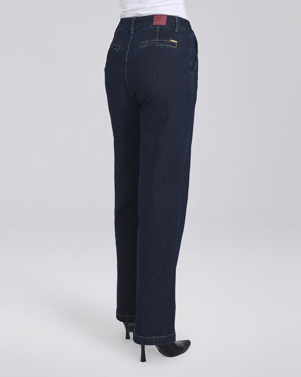 Jeans palazzo con tasche chino donna – Chiara Dalba, foto 5