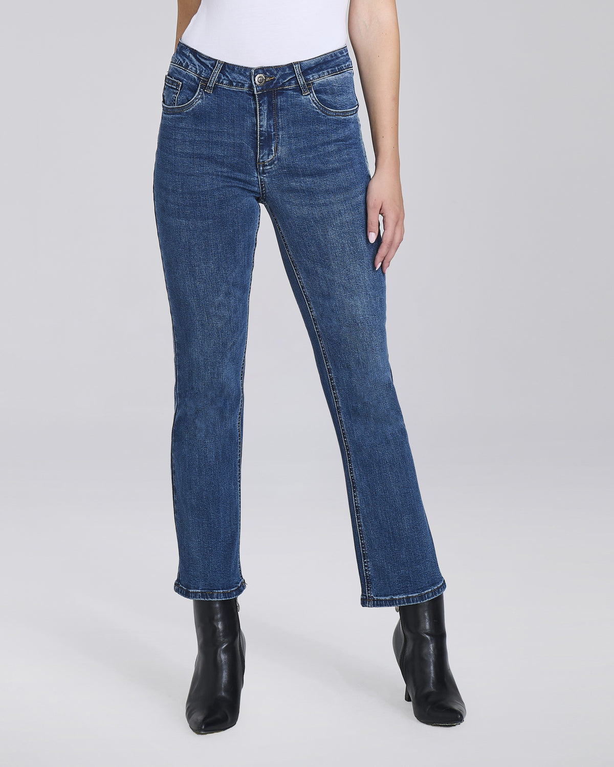 Jeans push up 5 tasche donna, colore Denim – Chiara Dalba