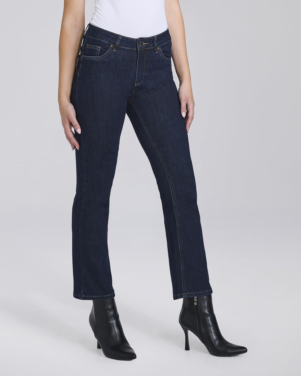 Jeans push up flare 5 tasche donna – Chiara Dalba, foto 4
