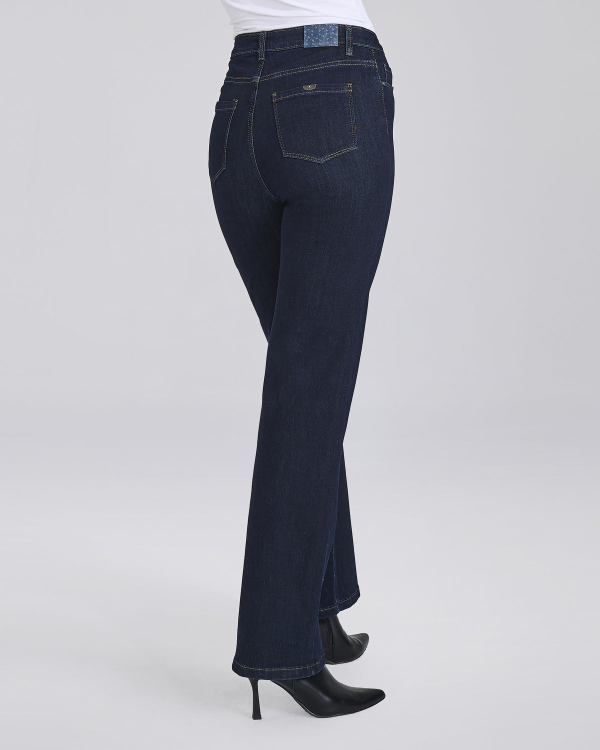 Jeans palazzo push up 5 tasche donna – Chiara Dalba, foto 5