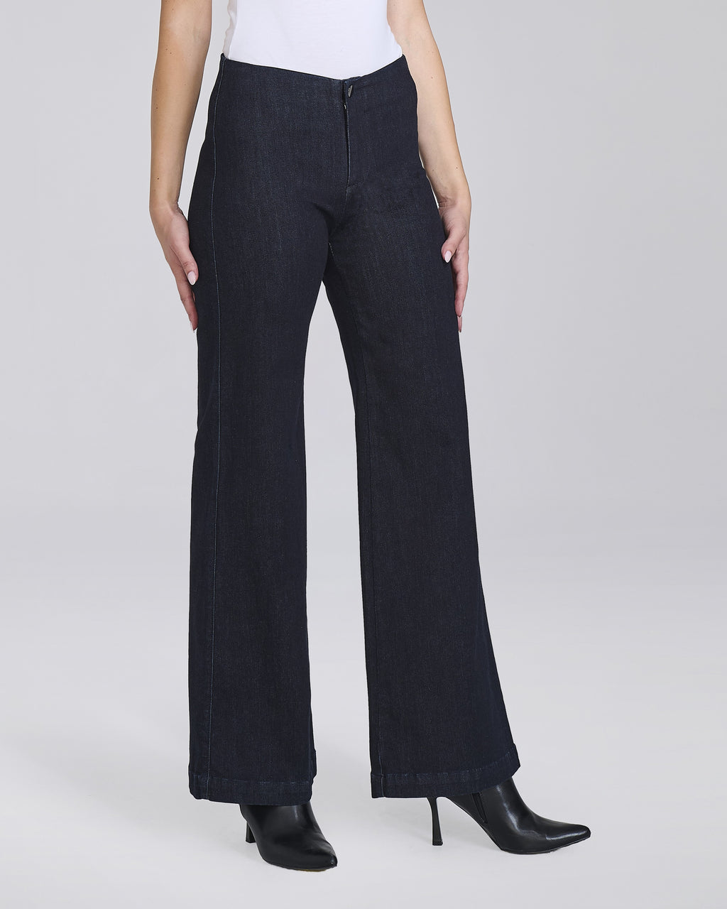 Jeans palazzo senza tasche con elastico donna – Chiara Dalba, foto 4