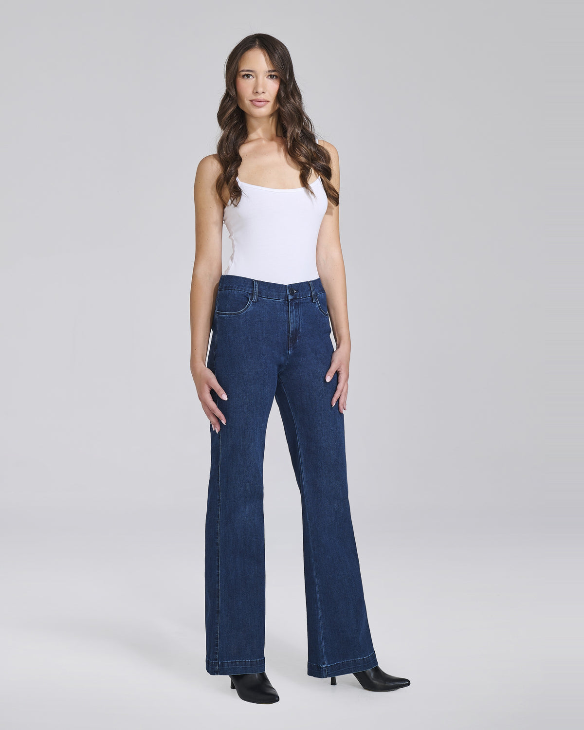 Jeans palazzo con elastico donna – Chiara Dalba