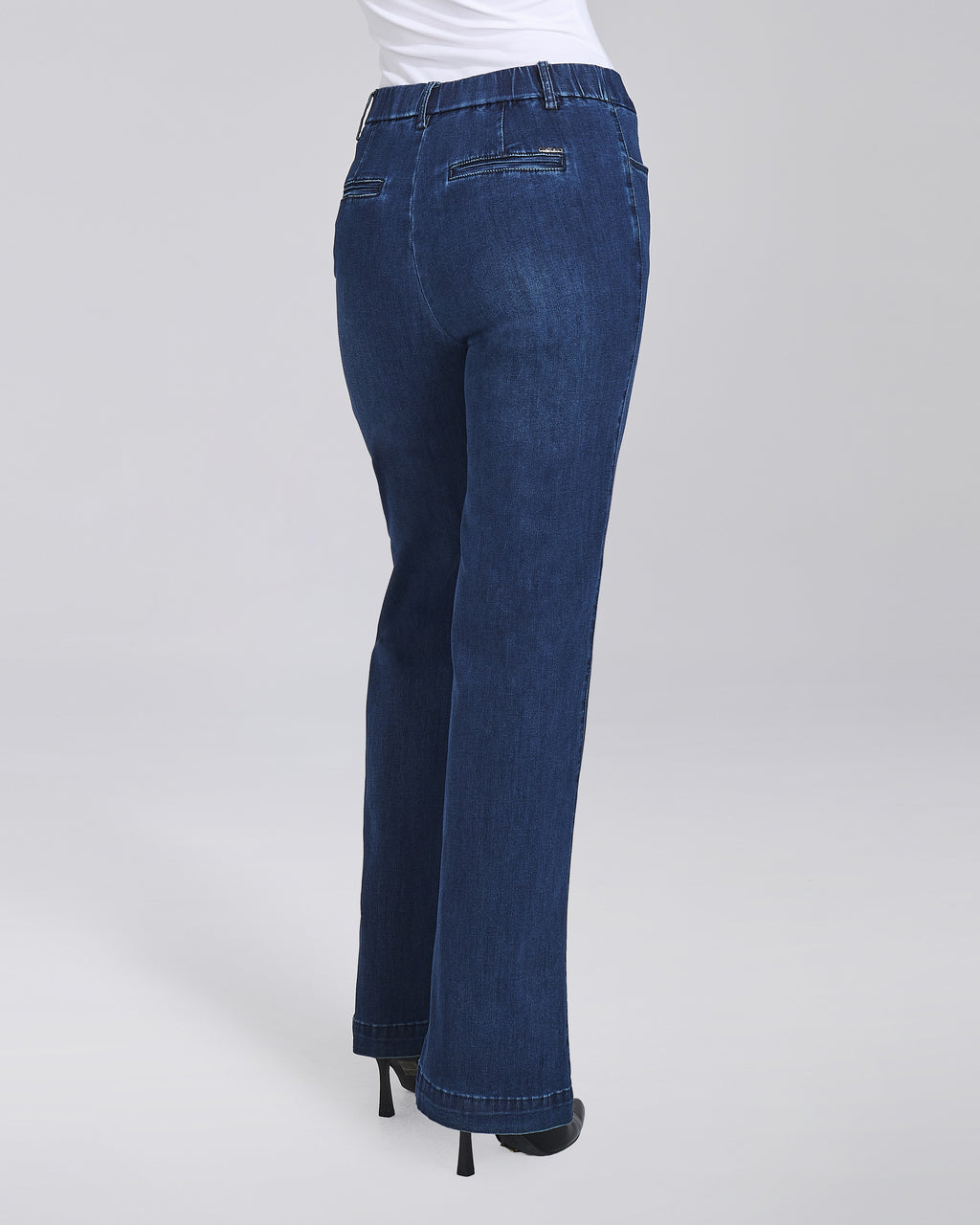 Jeans palazzo con elastico donna – Chiara Dalba, foto 5