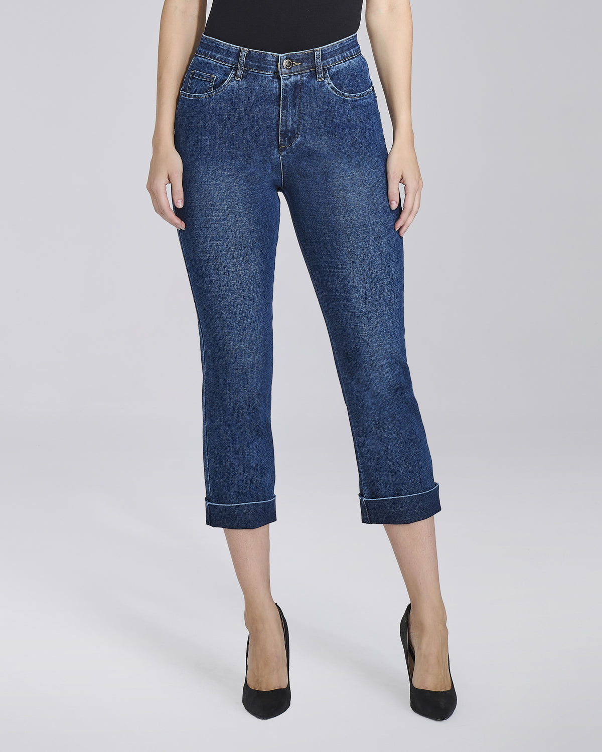 Jeans cropped con risvolti donna – Chiara Dalba, foto 4