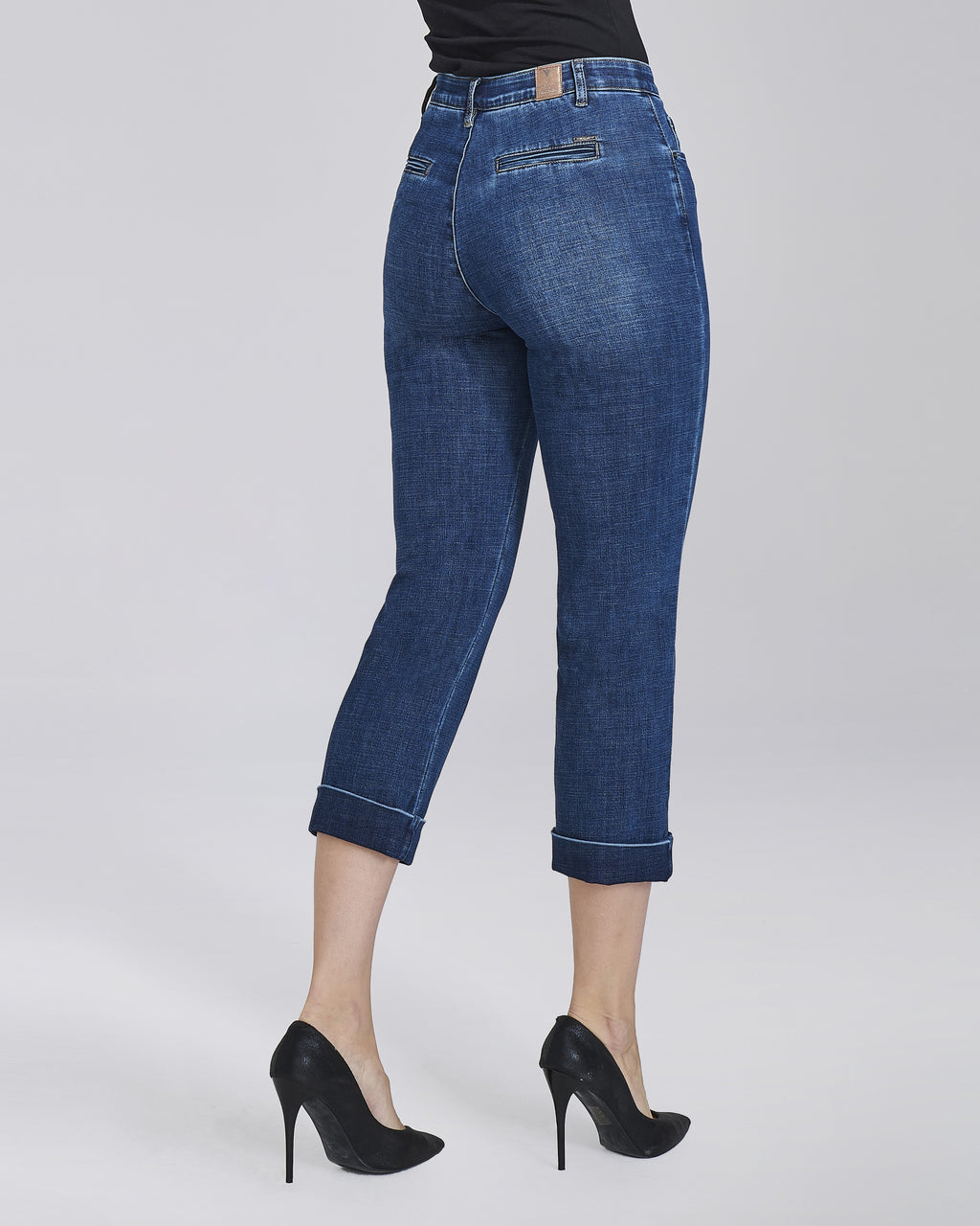 Jeans cropped con risvolti donna – Chiara Dalba, foto 5