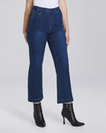 Jeans con tasche chino ed elastico