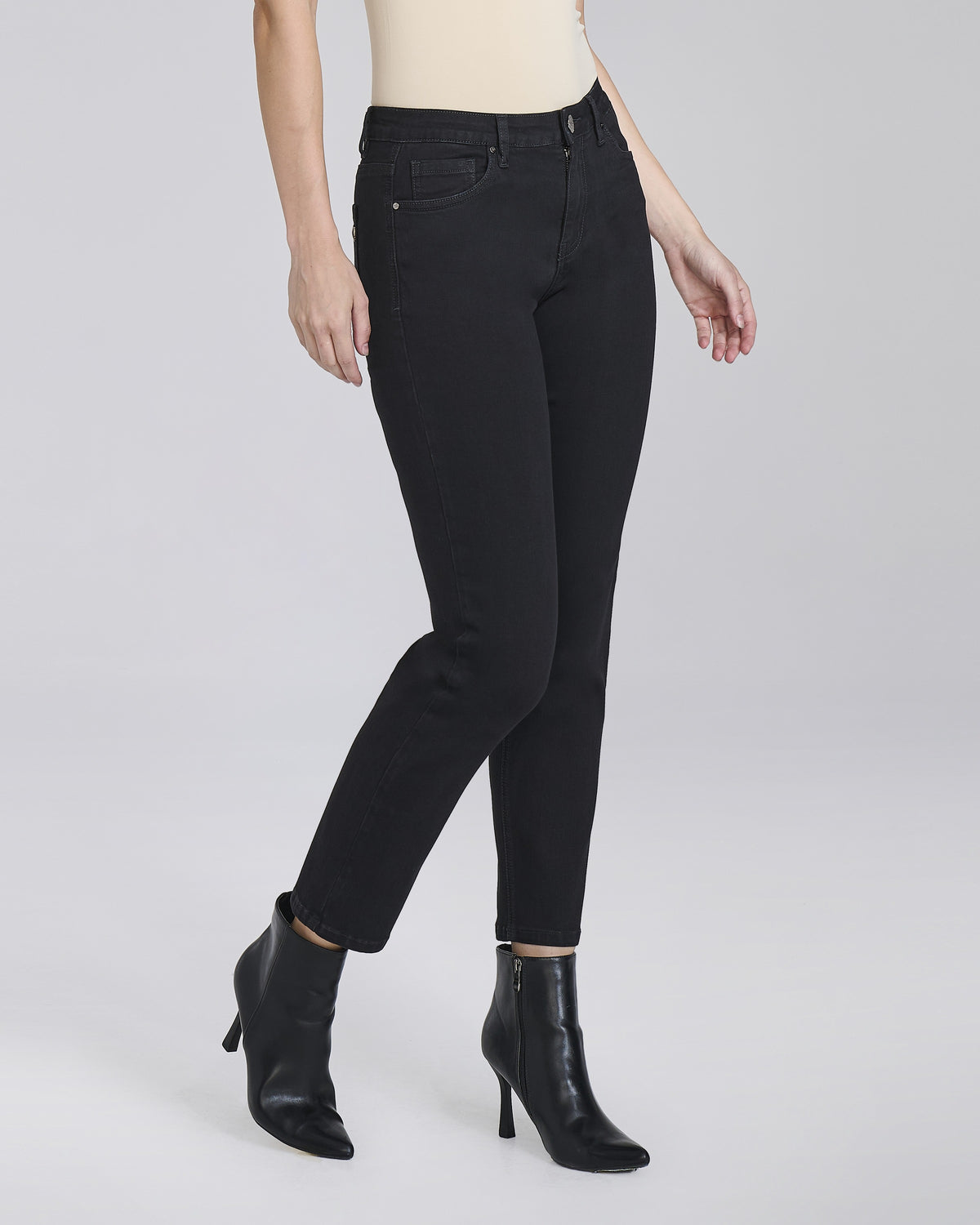 Jeans nero slim 5 tasche - Chiara Dalba