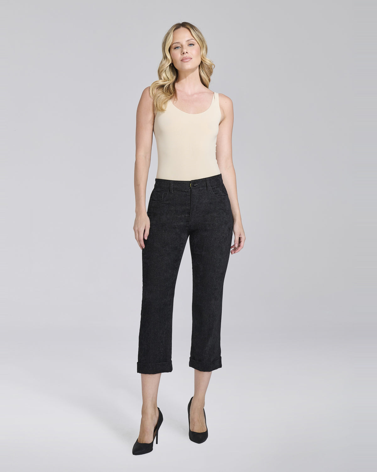 Pantalone straight con tasche chino e risvolti donna – Chiara Dalba