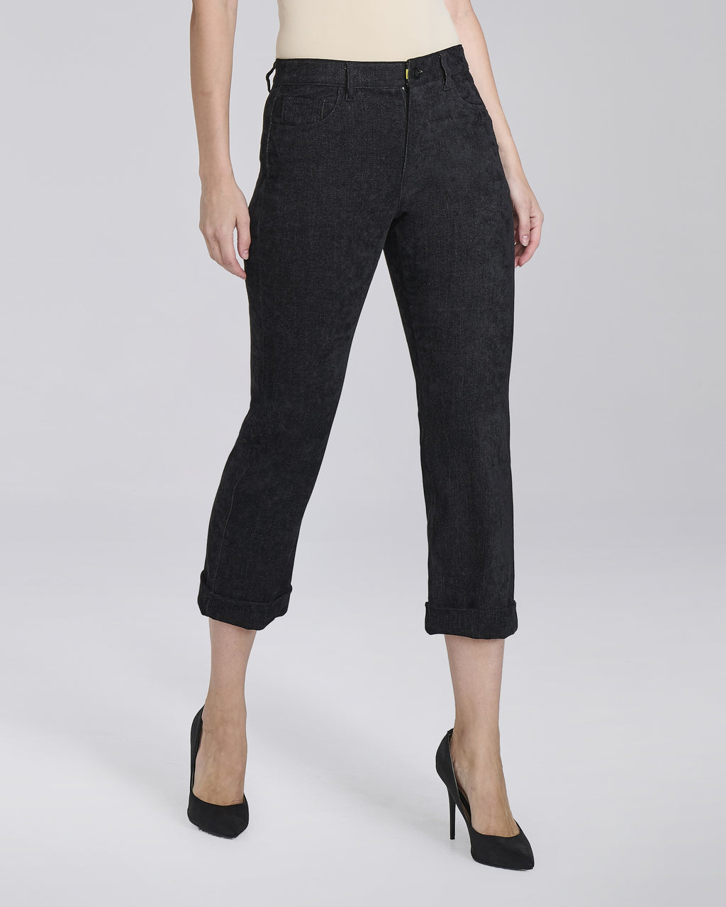 Pantalone straight con tasche chino e risvolti donna – Chiara Dalba, foto 4