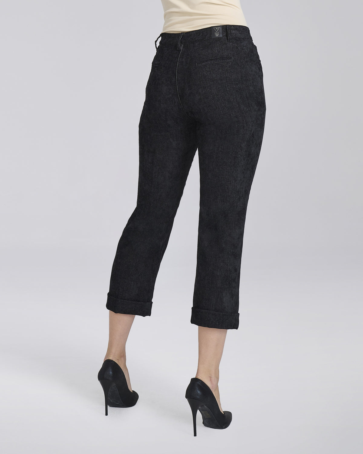 Pantalone straight con tasche chino e risvolti donna – Chiara Dalba, foto 5