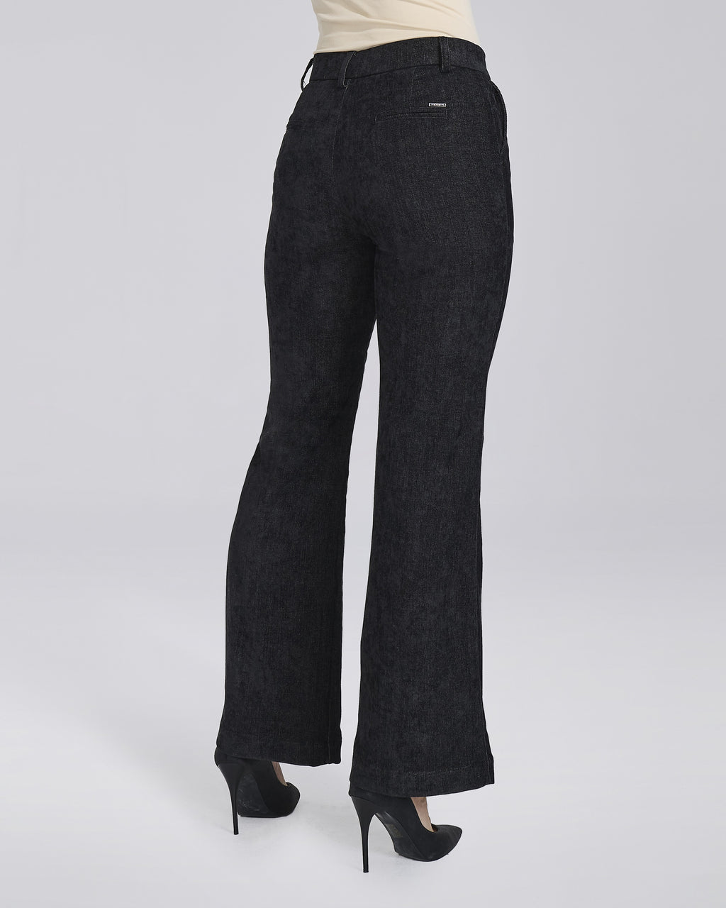 Pantalone flare con tasche chino donna – Chiara Dalba, foto 5