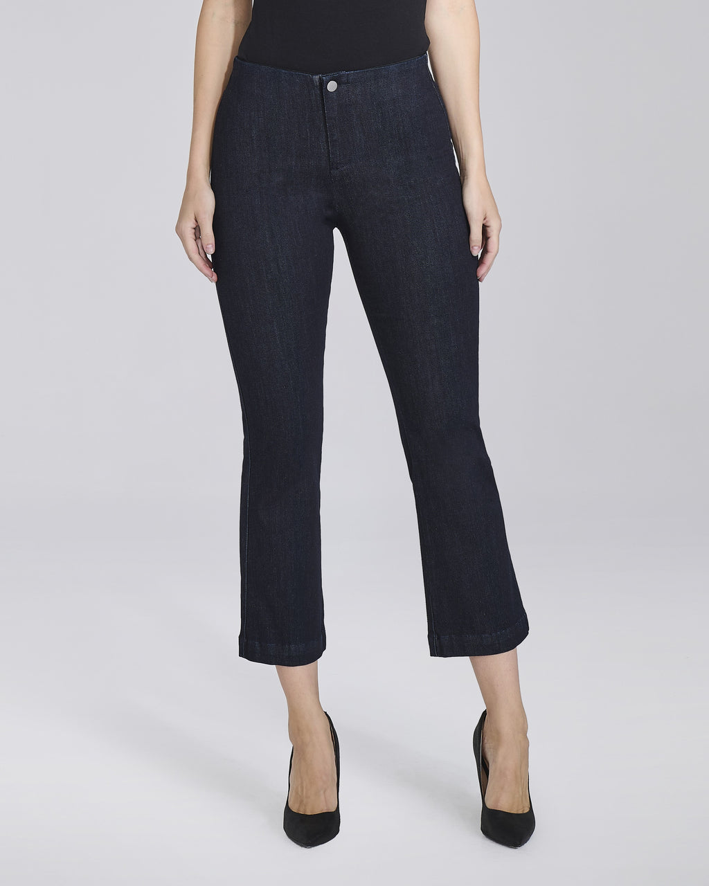 Jeans flare cropped senza tasche donna – Chiara Dalba, foto 4