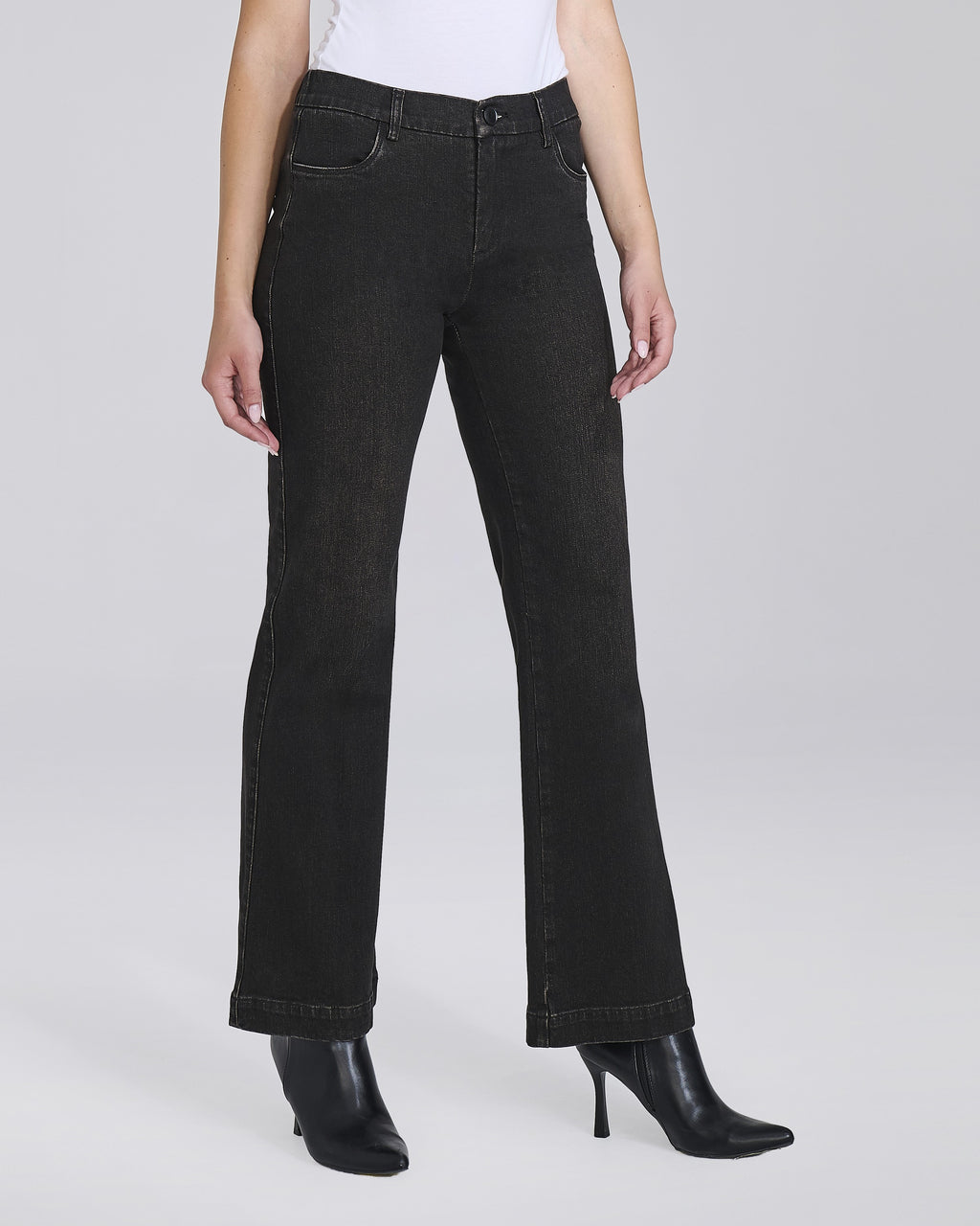 Jeans flare 5 tasche con elastico donna – Chiara Dalba, foto 4