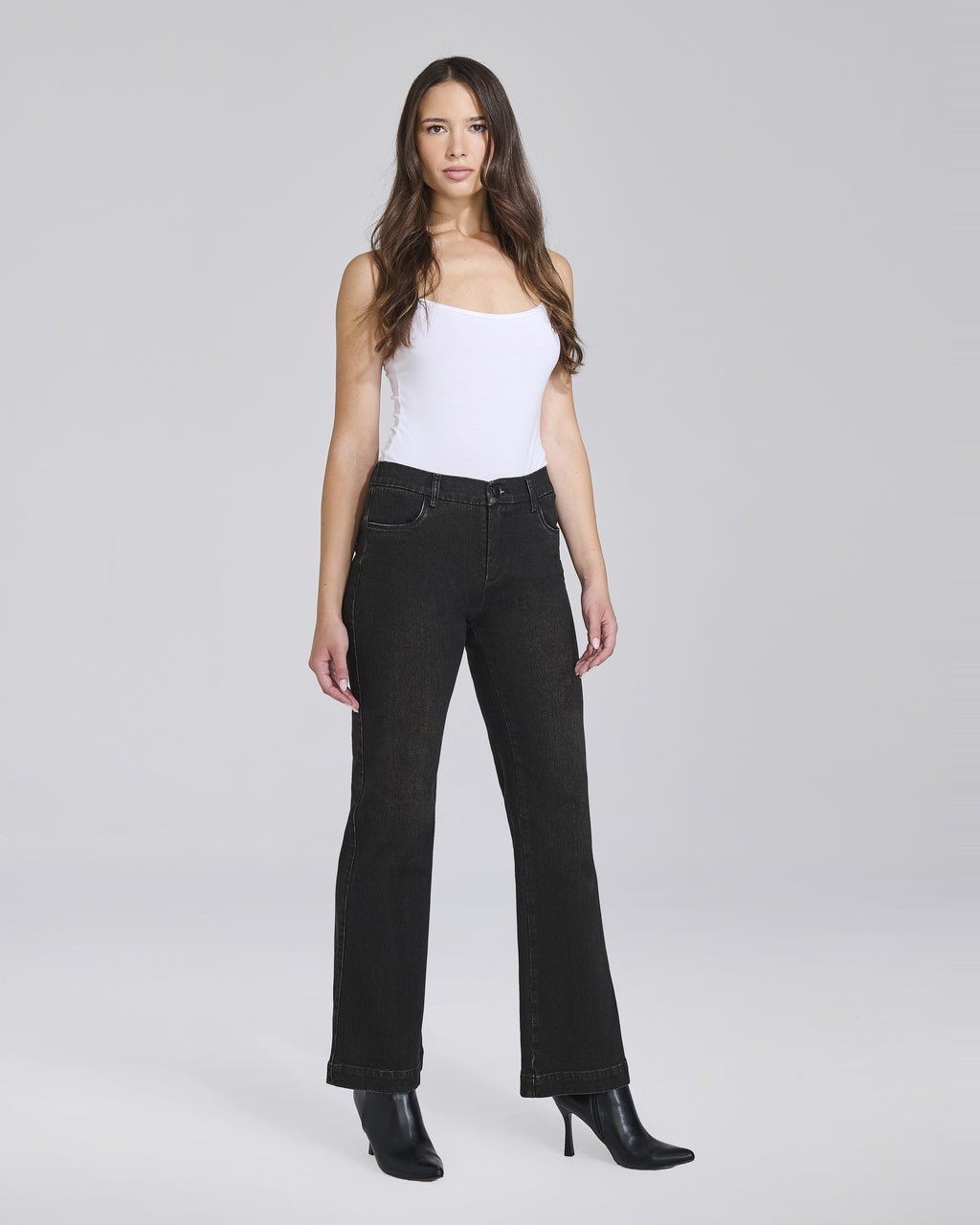 Jeans flare 5 tasche con elastico donna – Chiara Dalba, foto 3
