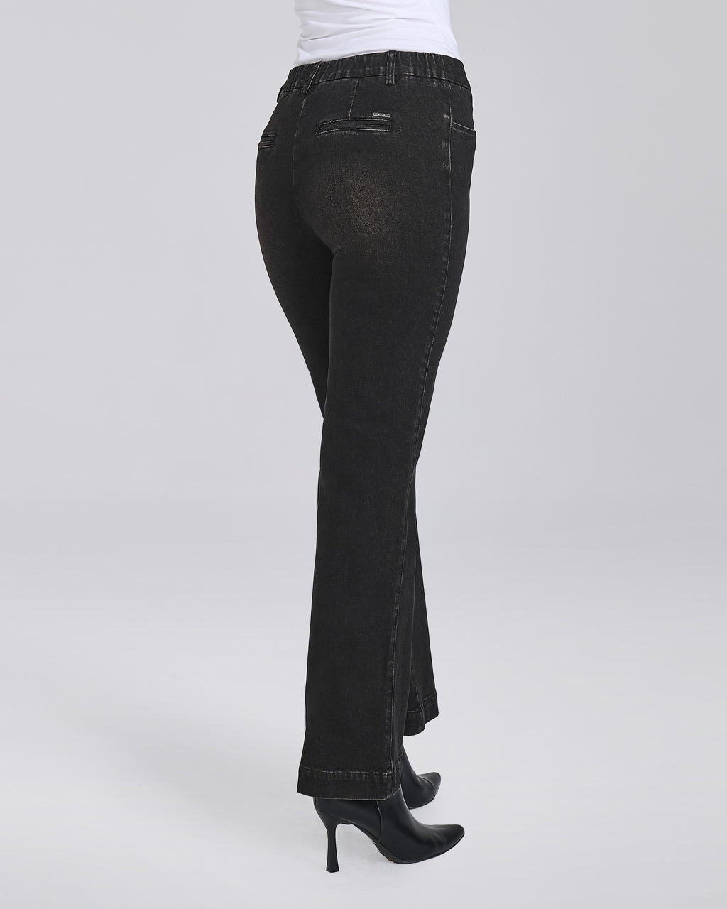 Jeans flare 5 tasche con elastico donna – Chiara Dalba, foto 5