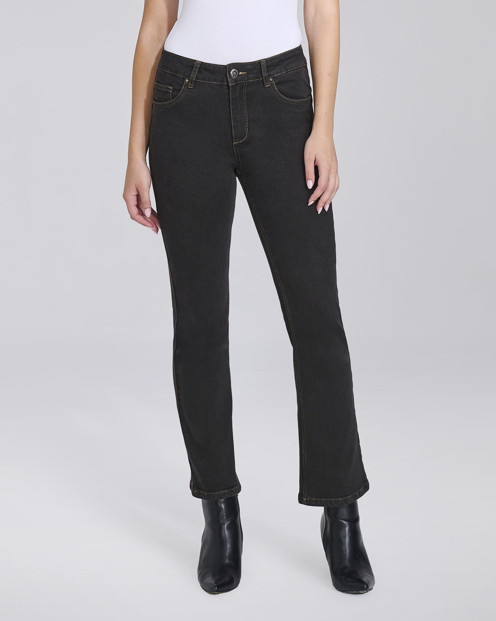 Jeans flare push up 5 tasche donna – Chiara Dalba, foto 4