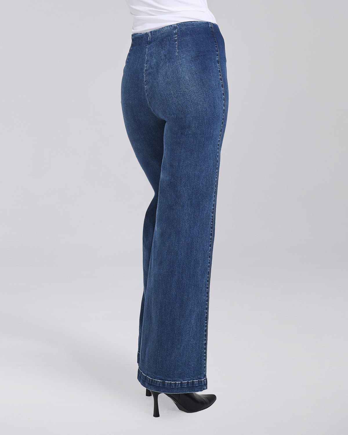 Jeans wide leg con molla donna – Chiara Dalba, foto 5