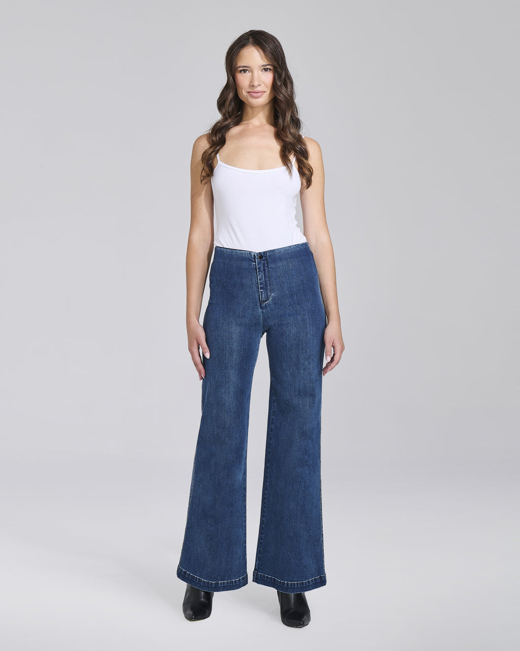 Jeans wide leg con molla donna – Chiara Dalba, foto 3
