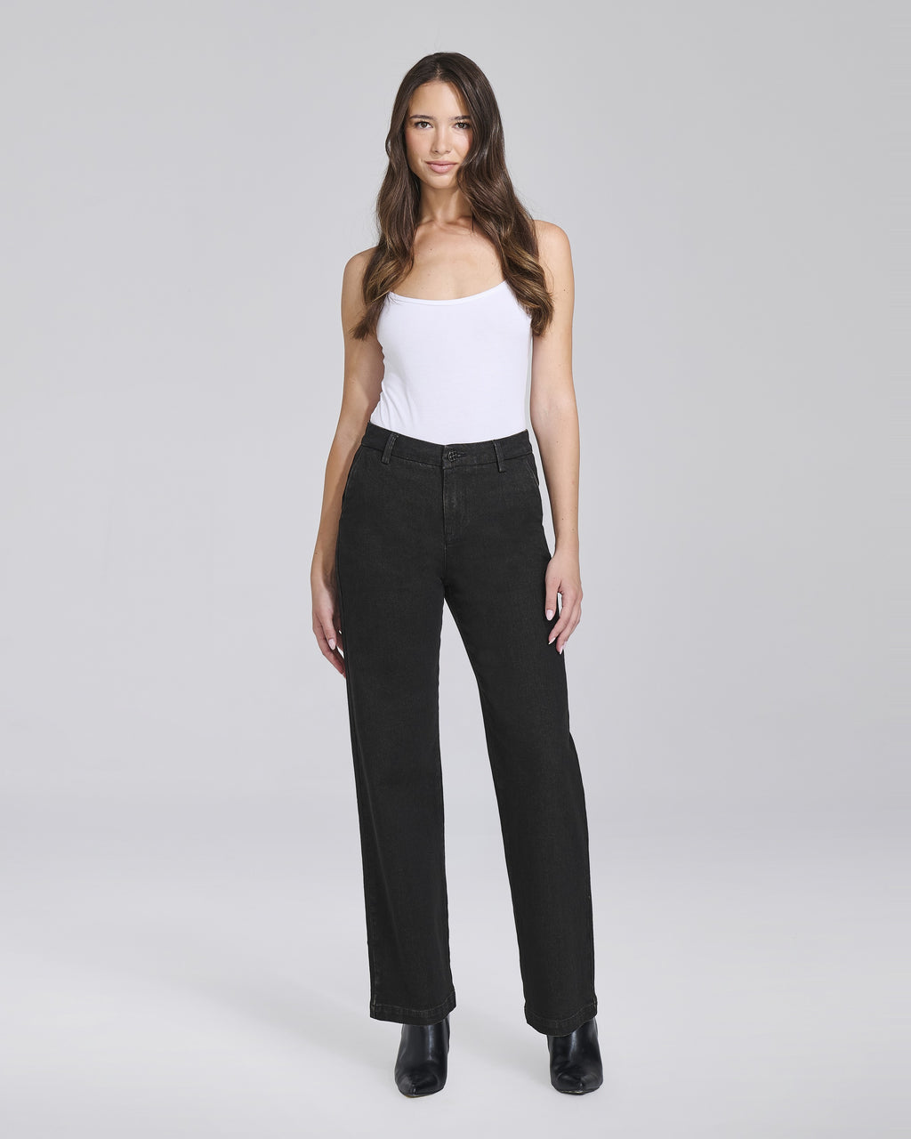 Jeans wide leg con tasche chino donna – Chiara Dalba