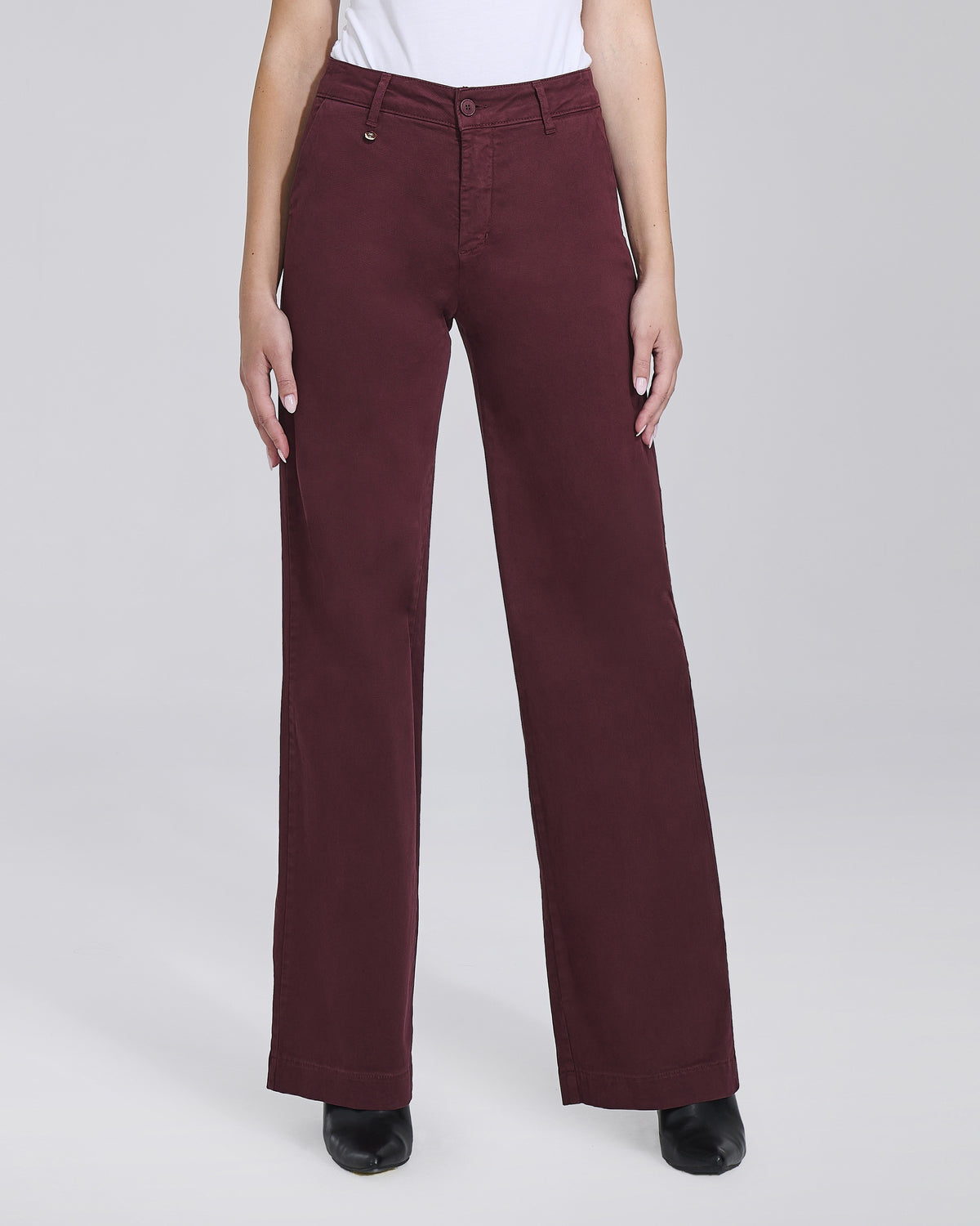 Pantalone palazzo in velluto 5 tasche donna – Chiara Dalba, foto 3