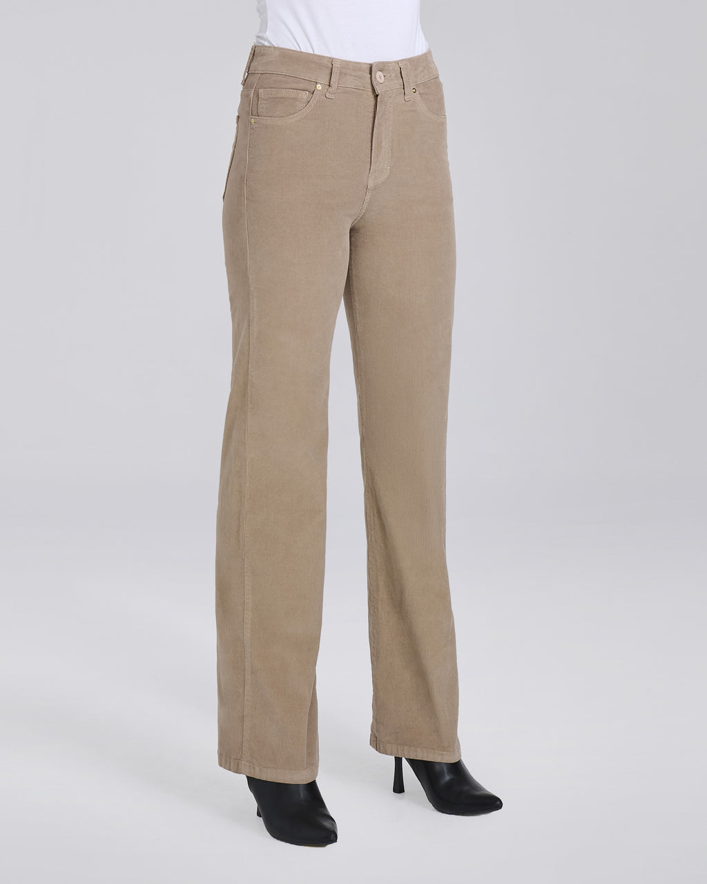 Pantalone palazzo in velluto 5 tasche donna – Chiara Dalba, foto 12