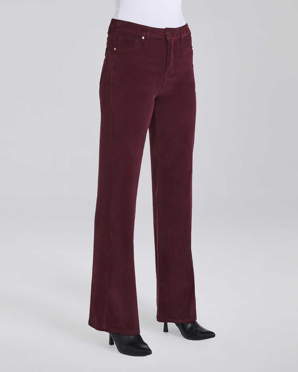 Pantalone palazzo in velluto 5 tasche donna – Chiara Dalba, foto 14