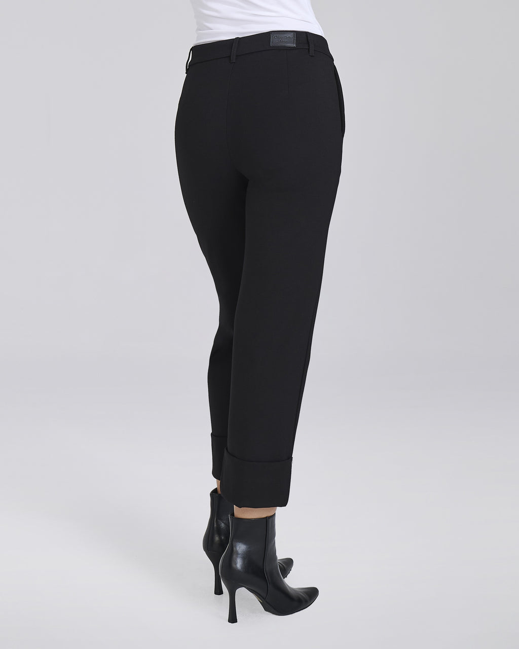 Pantalone in maglina a gamba dritta con risvolti donna – Chiara Dalba, foto 5
