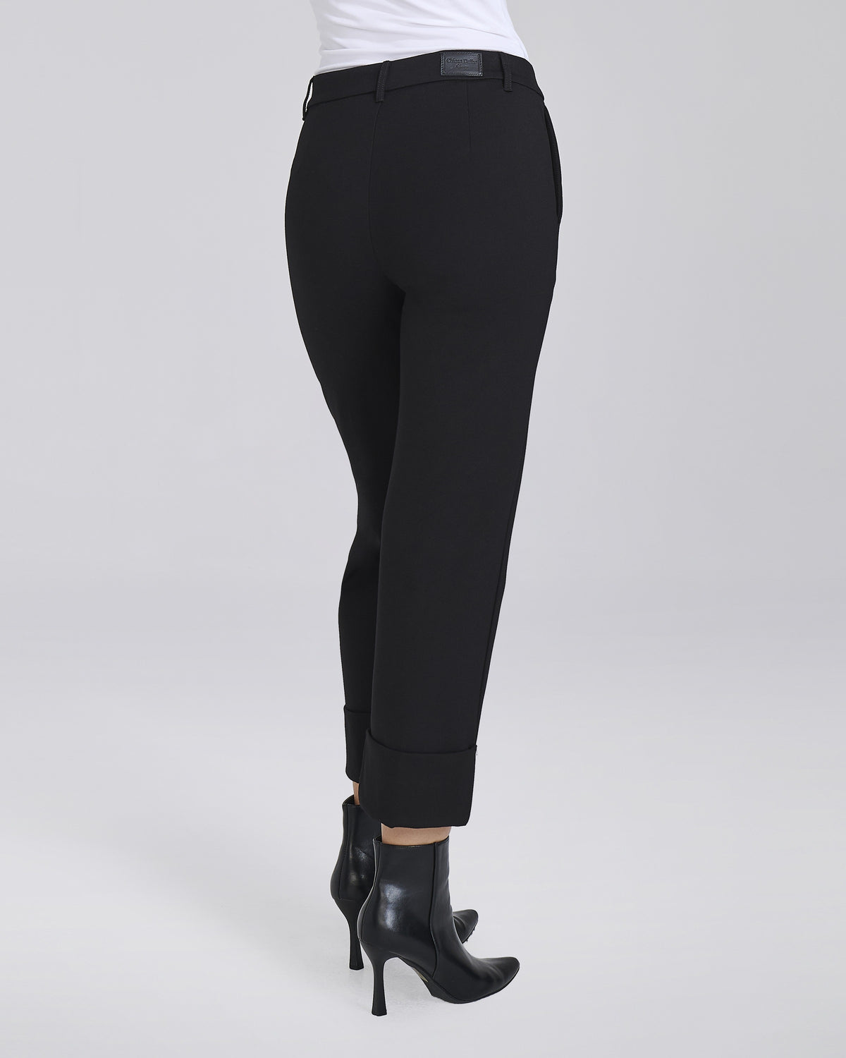 Pantalone in maglina a gamba dritta con risvolti donna – Chiara Dalba, foto 5