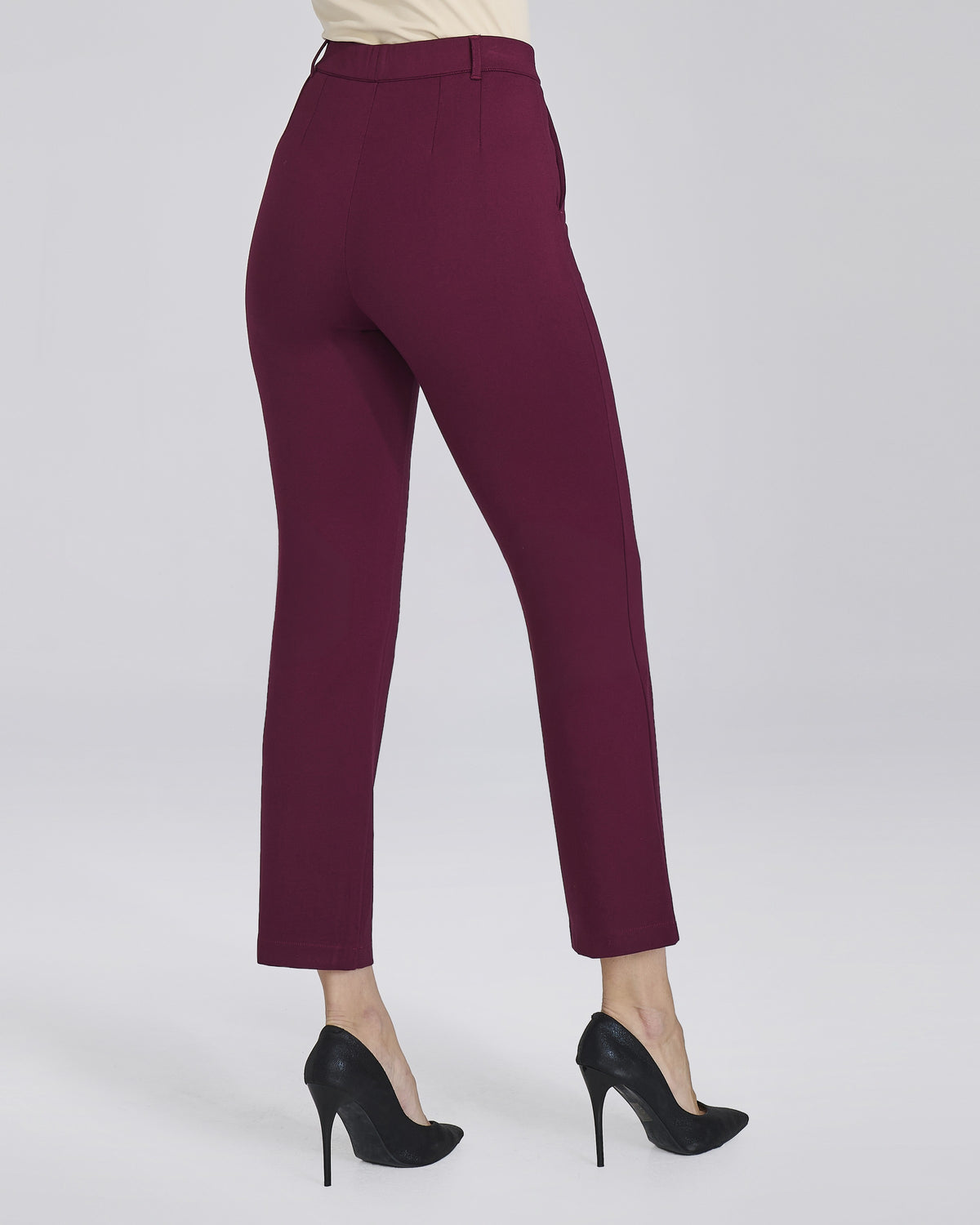 Pantalone in maglina straight con tasche chino donna – Chiara Dalba, foto 5