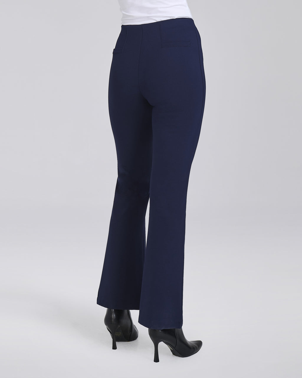 Pantalone flare in maglina senza tasche donna – Chiara Dalba, foto 5