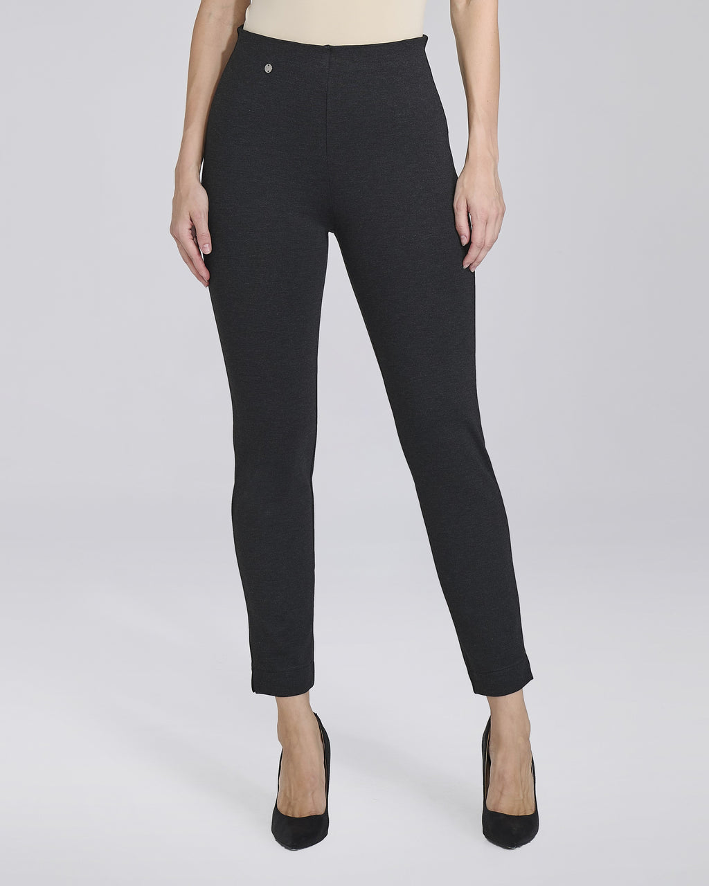 Pantalone straight in maglina senza tasche donna – Chiara Dalba, foto 4