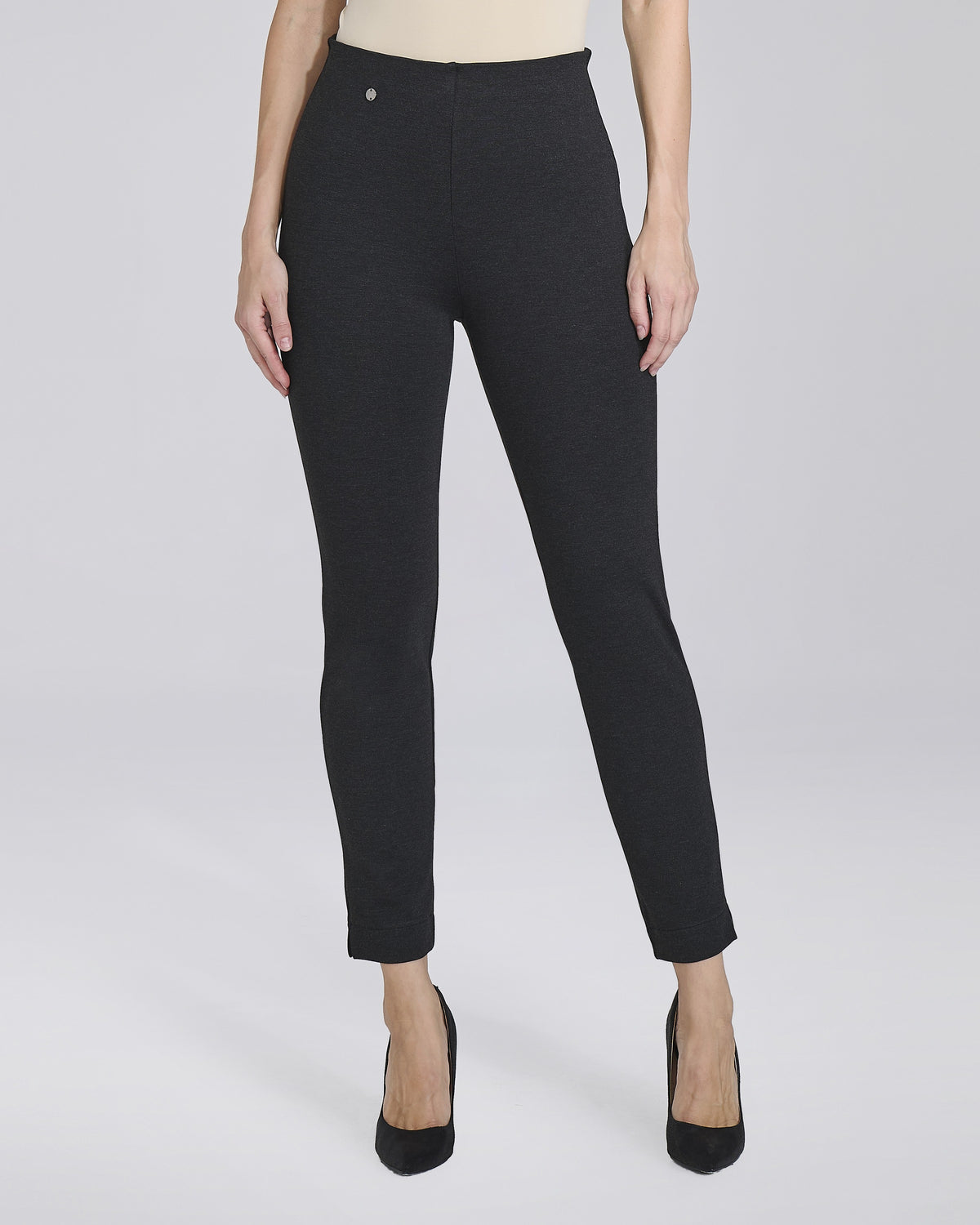 Pantalone straight in maglina senza tasche donna – Chiara Dalba, foto 4