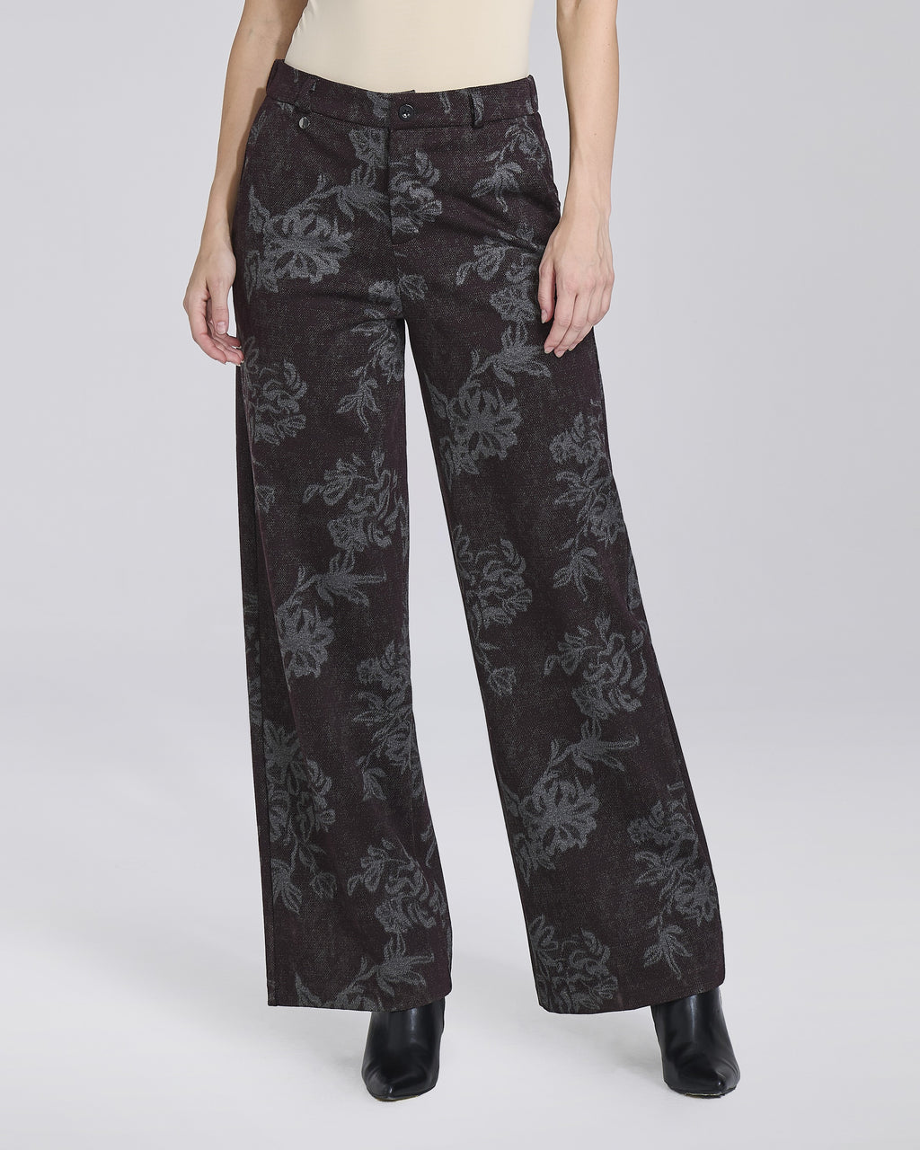 Pantalone palazzo fantasia con tasche chino donna – Chiara Dalba, foto 4