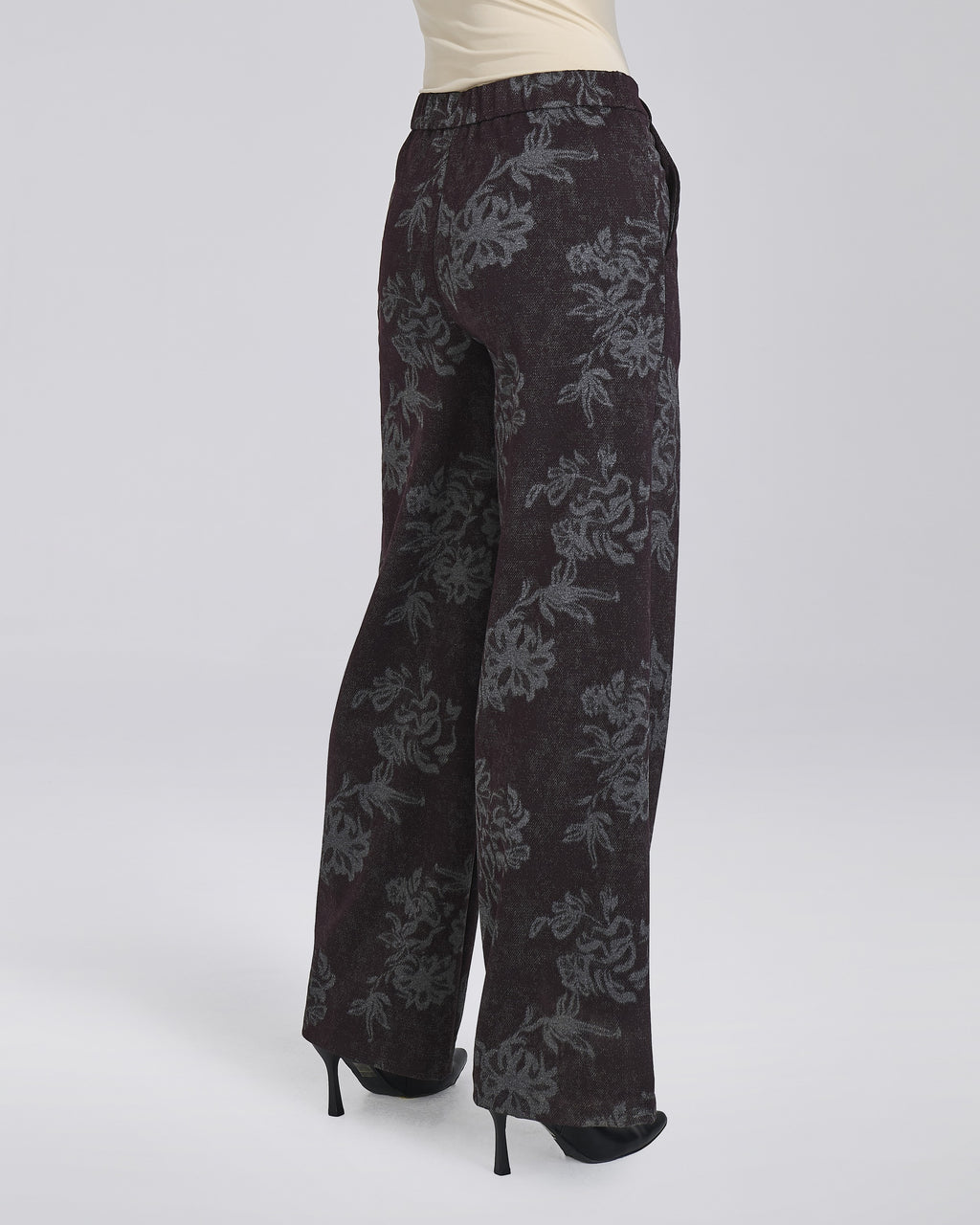 Pantalone palazzo fantasia con tasche chino donna – Chiara Dalba, foto 5