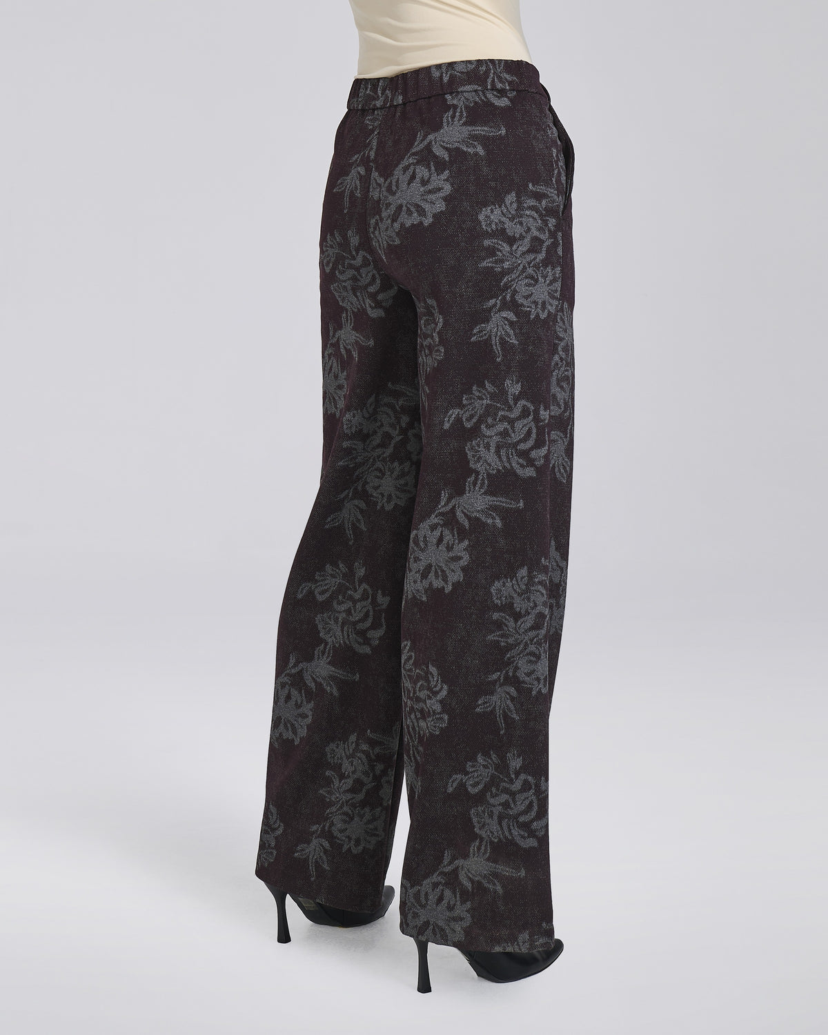 Pantalone palazzo fantasia con tasche chino donna – Chiara Dalba, foto 5