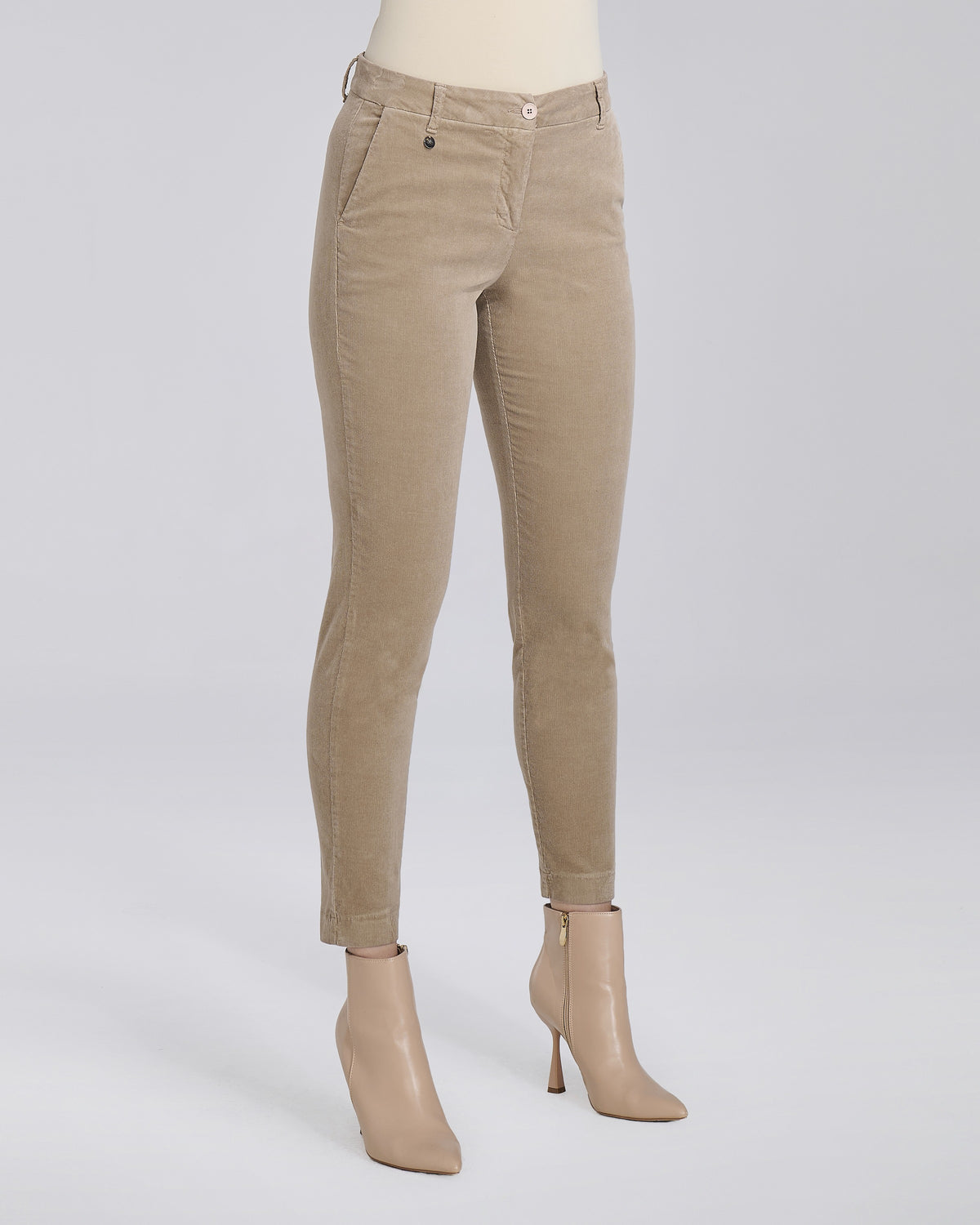 Pantalone Allegria con tasche chino donna, colore Beige – Chiara Dalba