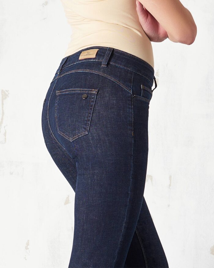 Jeans capri 5 tasche effetto push up