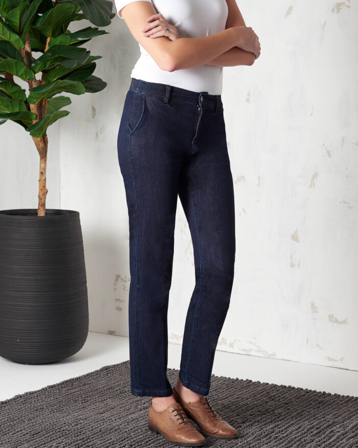 Jeans con elastico posteriore