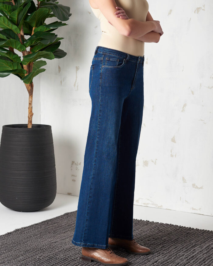 5-pocket palazzo jeans